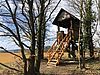 Aussichtsturm Rudower Seeblick mit neuer Holztreppe.