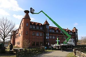 Storchenhorst-Sanierungsaktion Rühstädt, Besucherinformationszentrum